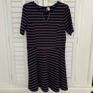 H&M red white and blue dress